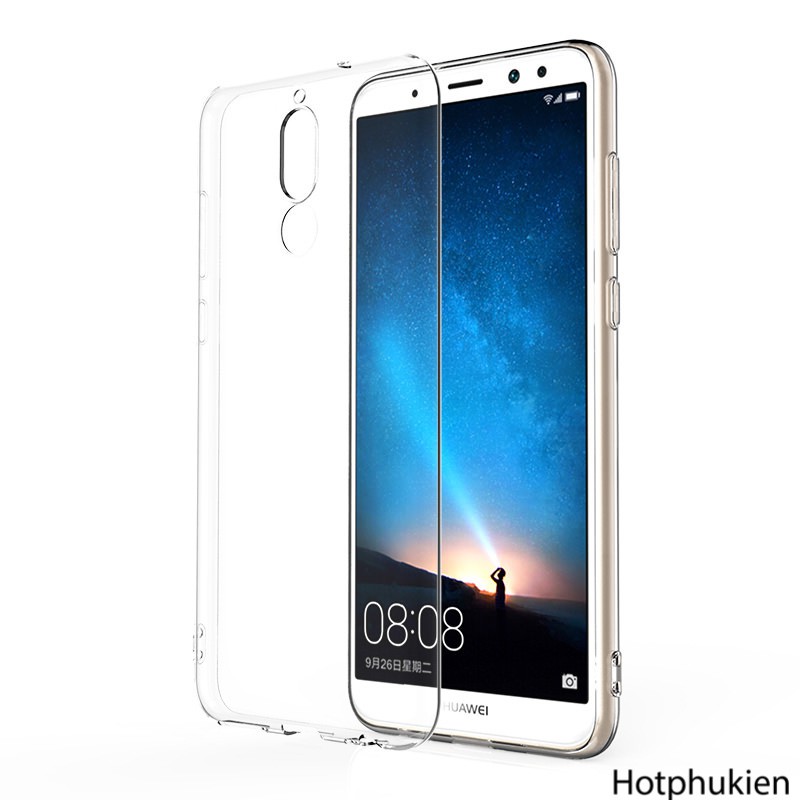 Ốp lưng dẻo silicon Huawei Nova 2i / Huawei Honor 9i Ultra Thin độ mỏng 0.6 mm có gờ bảo vệ Camera