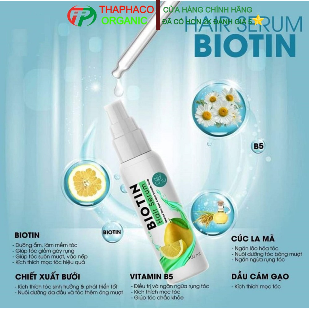 Combo 5 Biotin Hair Serum - Serum Dưỡng Tóc Biotin Anthy Giúp giảm rụng tóc, kích thích mọc tóc