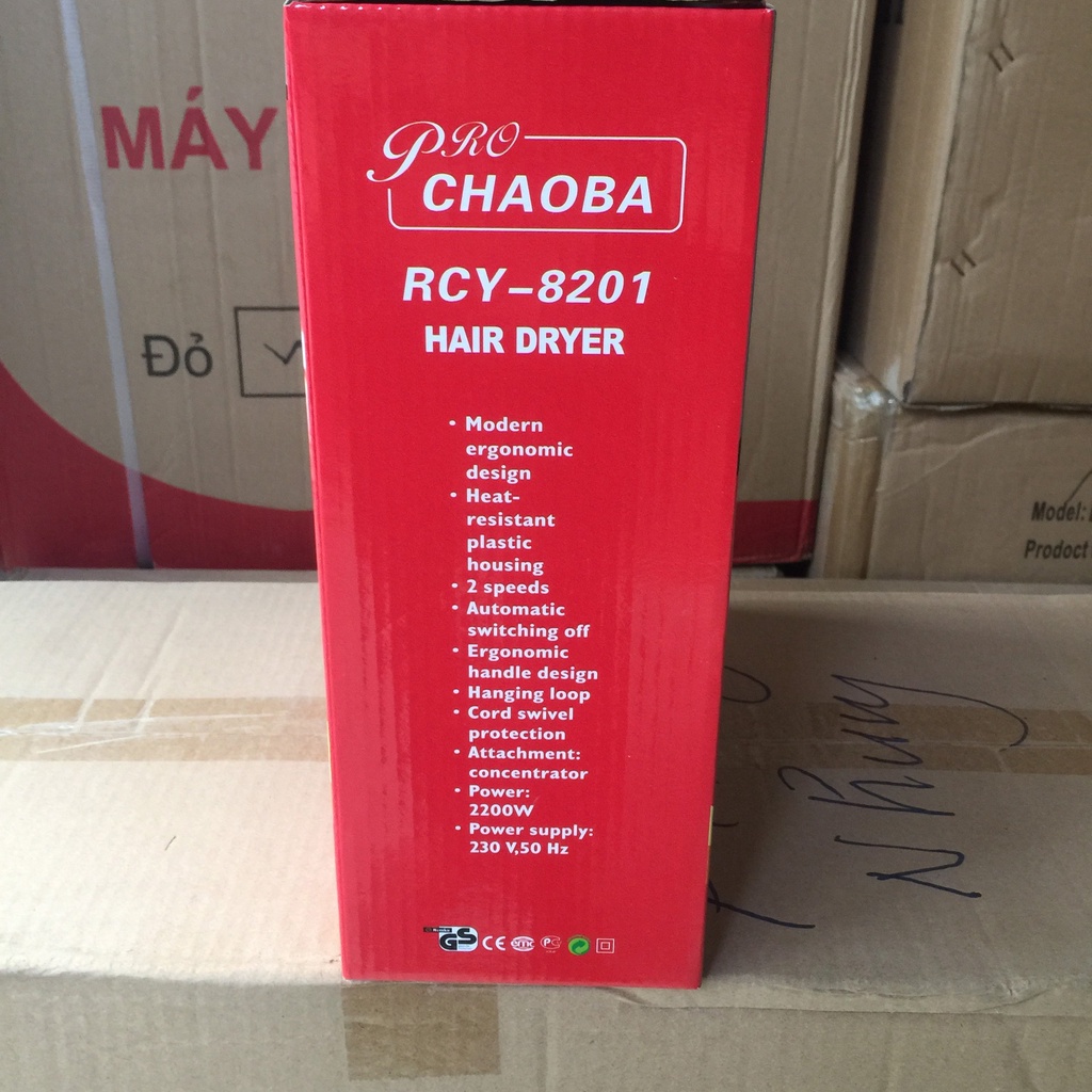 MÁY SẤY TÓC CHAOBA RCY_8201- Hàng cao cấp- Công suất 2200W
