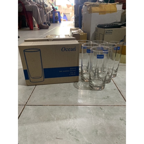 Ly Ống Thủy Tinh Cao Cấp Ocean  Sản Xuất Và Nhập Khẩu Thailan