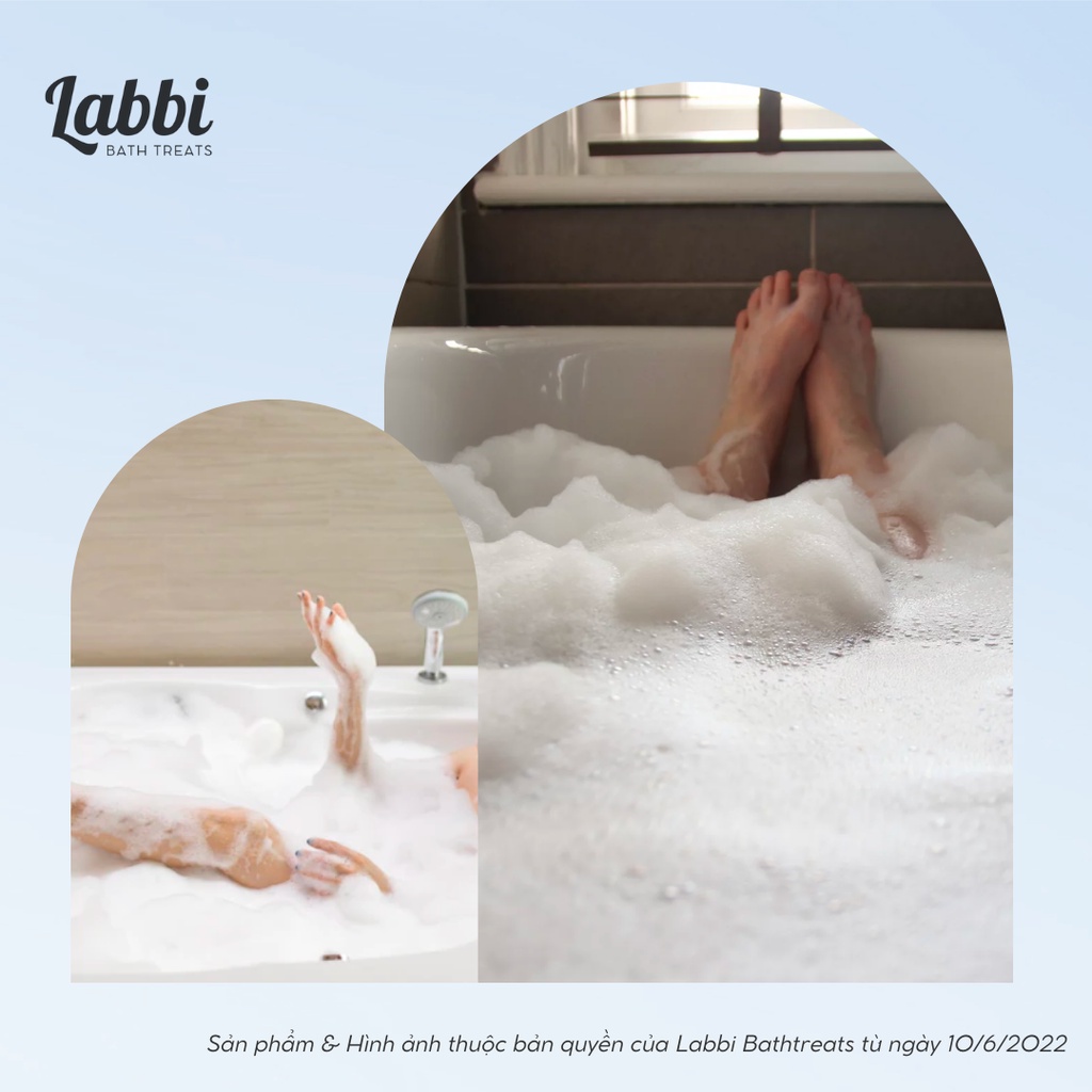 Bánh siêu tạo bọt bồn tắm AFTER THE RAIN [Labbi] Bubble Bar