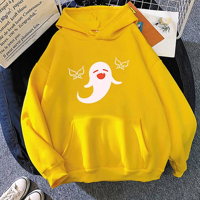 Áo Hoodie Họa Tiết Hoạt Hình Đáng Yêu Phong Cách Harajuku