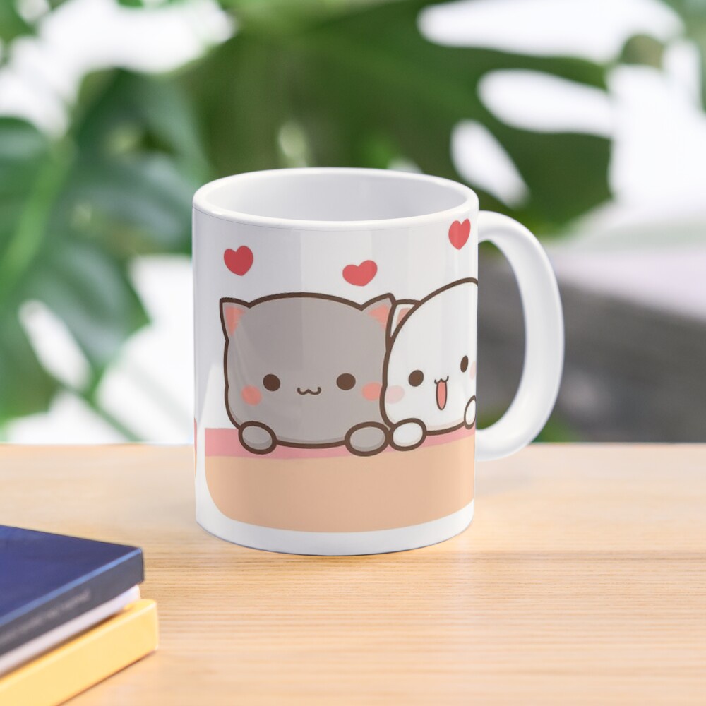 Cốc sứ in hình mochi cat mèo cute