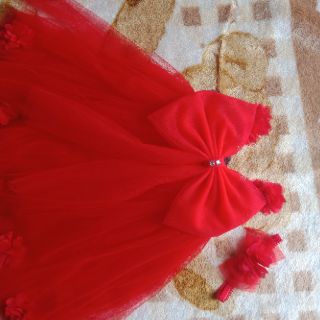 Đầm tutu - đầm công chúa đỏ cho bé (hình chụp thật)