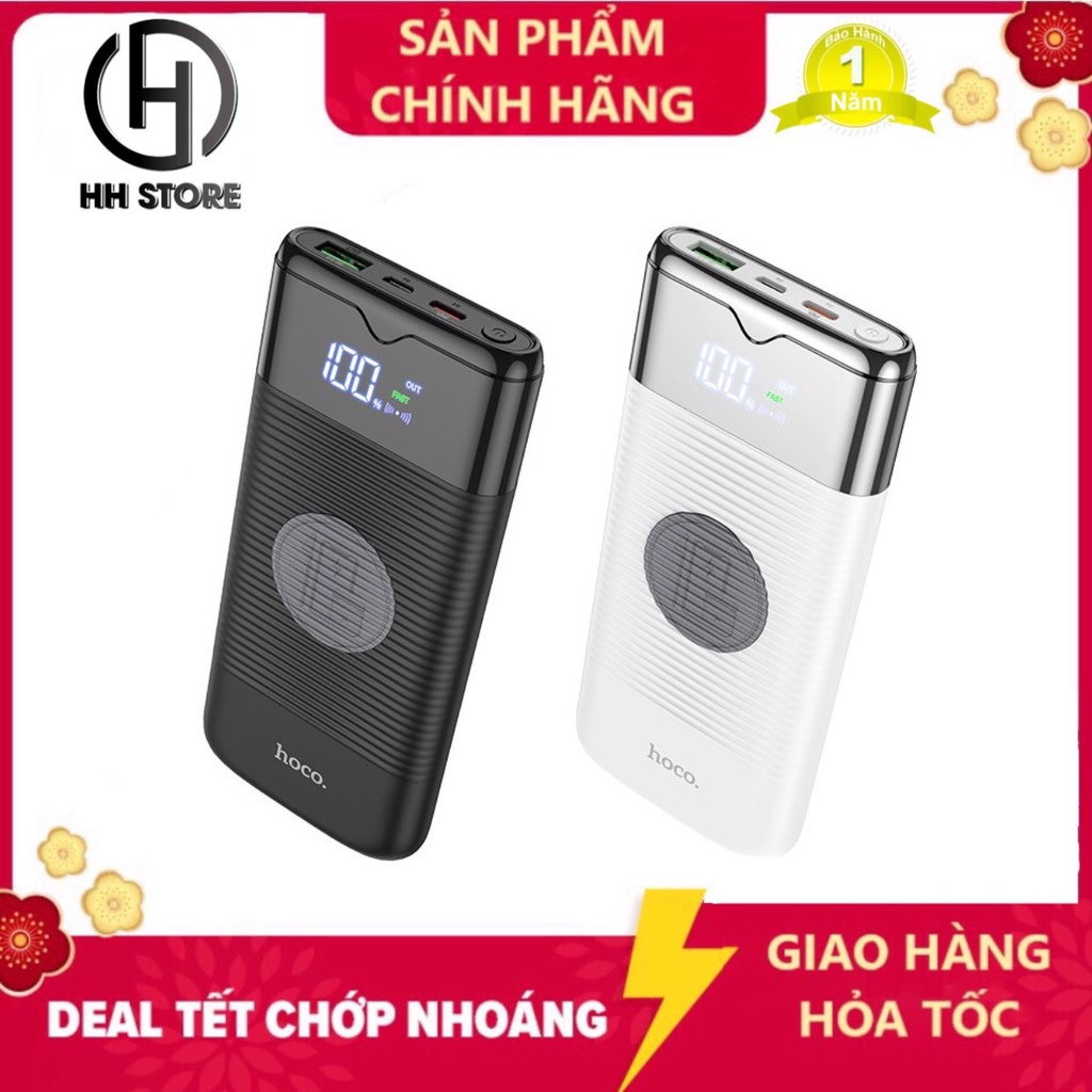 Sạc Dự Phòng Hoco J63 10.000mAh Hỗ Trợ Sạc Nhanh PD 18W - Bảo Hành Chính Hãng 12 Tháng 1 đổi 1
