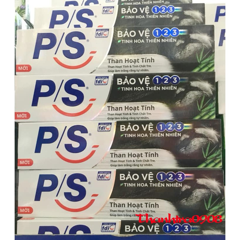 Kem đánh răng P/s than hoạt tính/bankingsoda/trà xanh,180g