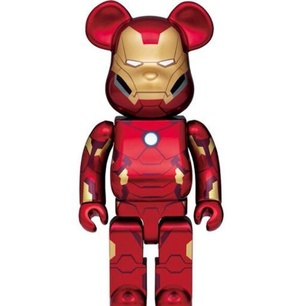 Mô Hình trưng bày Bearbrick x Ironman Happy Lottery (2021 Version)