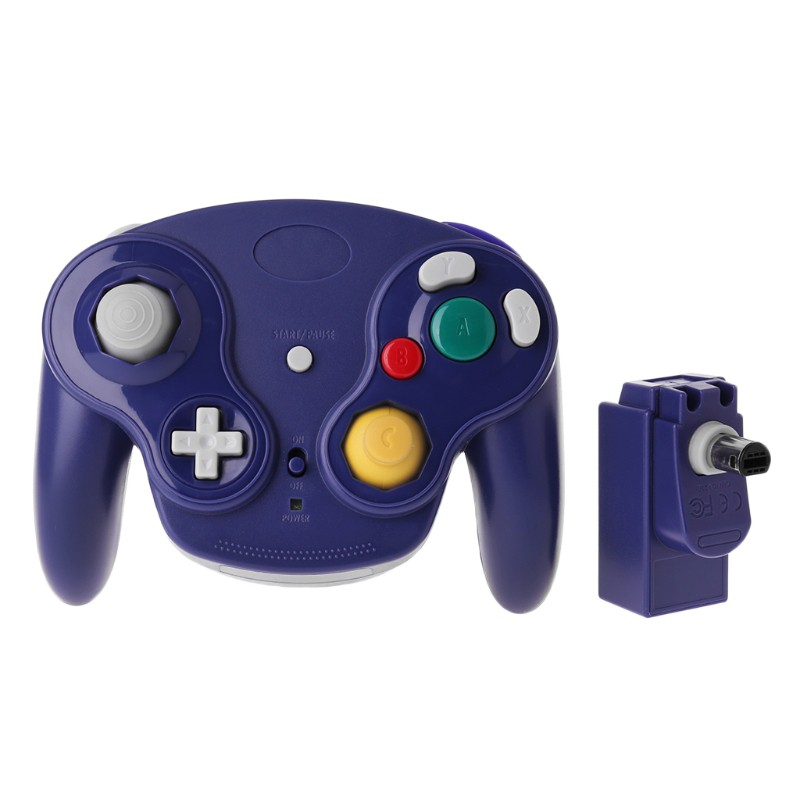Tay cầm chơi game không dây + đầu nhận cho máy Nintendo Wii