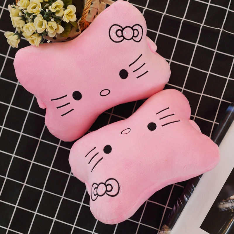 Gối Tựa Đầu Họa Tiết Hoạt Hình Dễ Thương Chuyên Dụng Cho Xe Hơi
