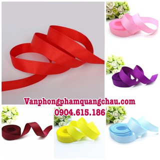 Ruy băng gân bản rộng 2cm, dài 05 mét