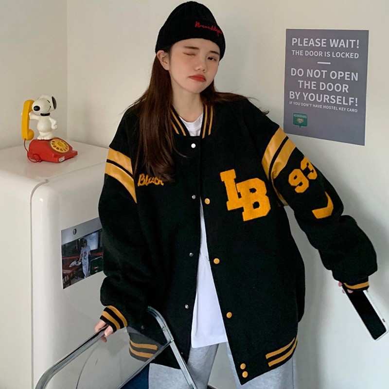 Áo khoác bomber LB unisex HOMIES nút gài | BigBuy360 - bigbuy360.vn