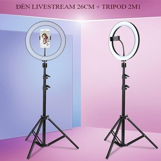 Đèn Livestream 33cm Full Bộ, Hỗ Trợ Bán Hàng, Make Up, Nối Mi