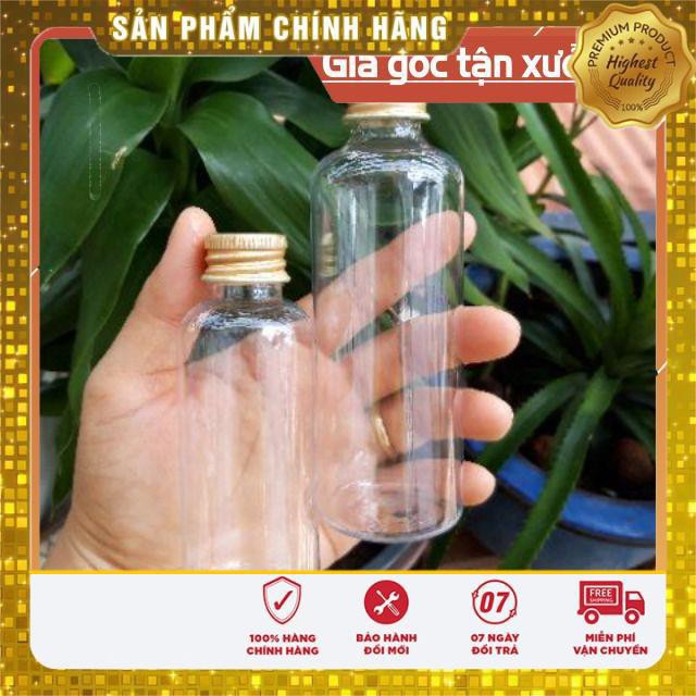 Chai Chiết Mĩ Phẩm ❤ TRÙM SỈ ❤ Chai nhựa pet nắp vặn nhôm 20ml,30ml,50ml,100ml chiết mỹ phẩm , phụ kiện du lịch