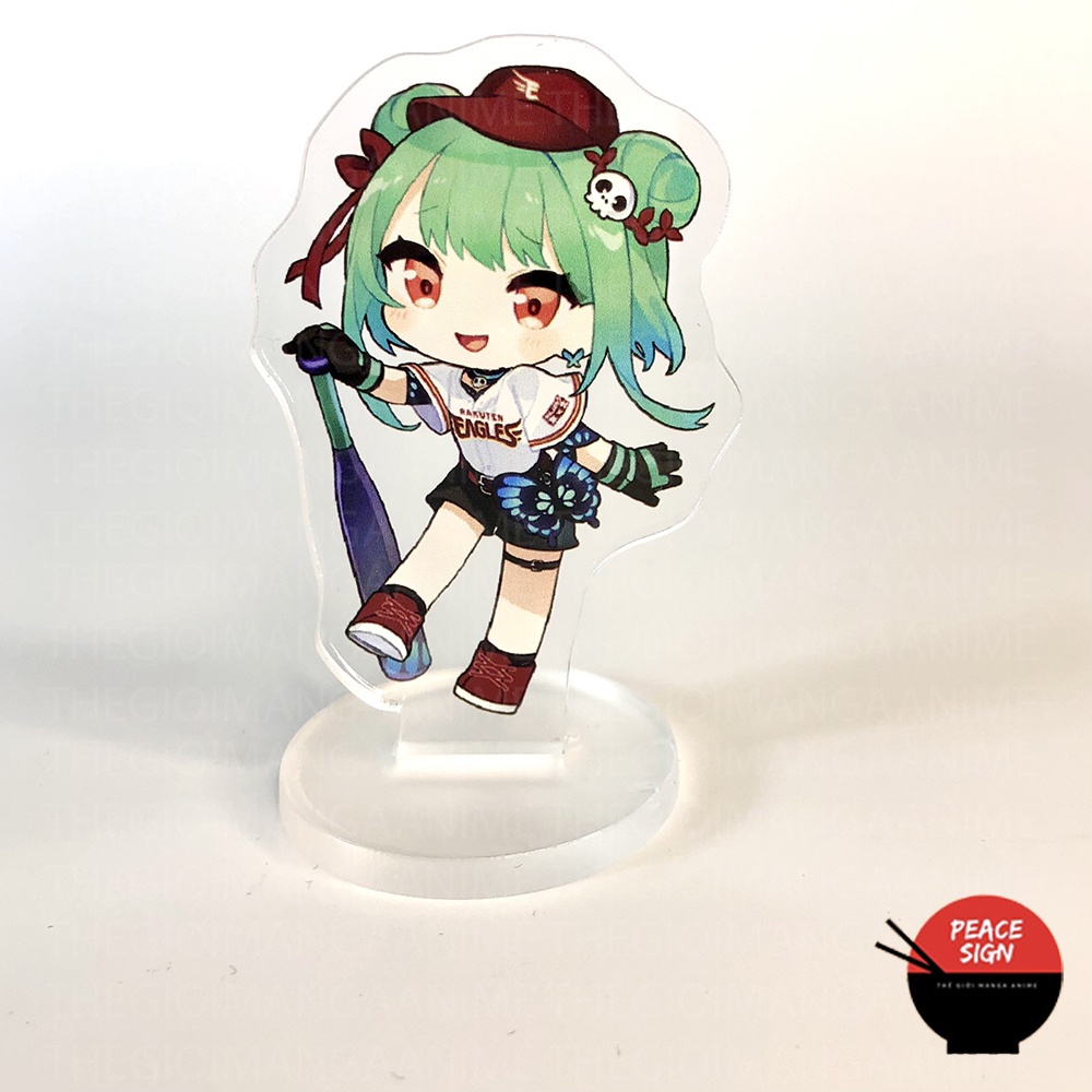 ( BÓNG CHÀY ) Mô hình Standee Mini HOLOLIVE Vtuber tượng mica acrylic anime chibi trang trí