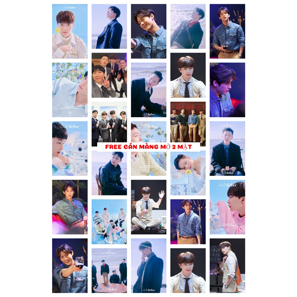 Lomo card 54 ảnh nhóm BTOB - Be Together
