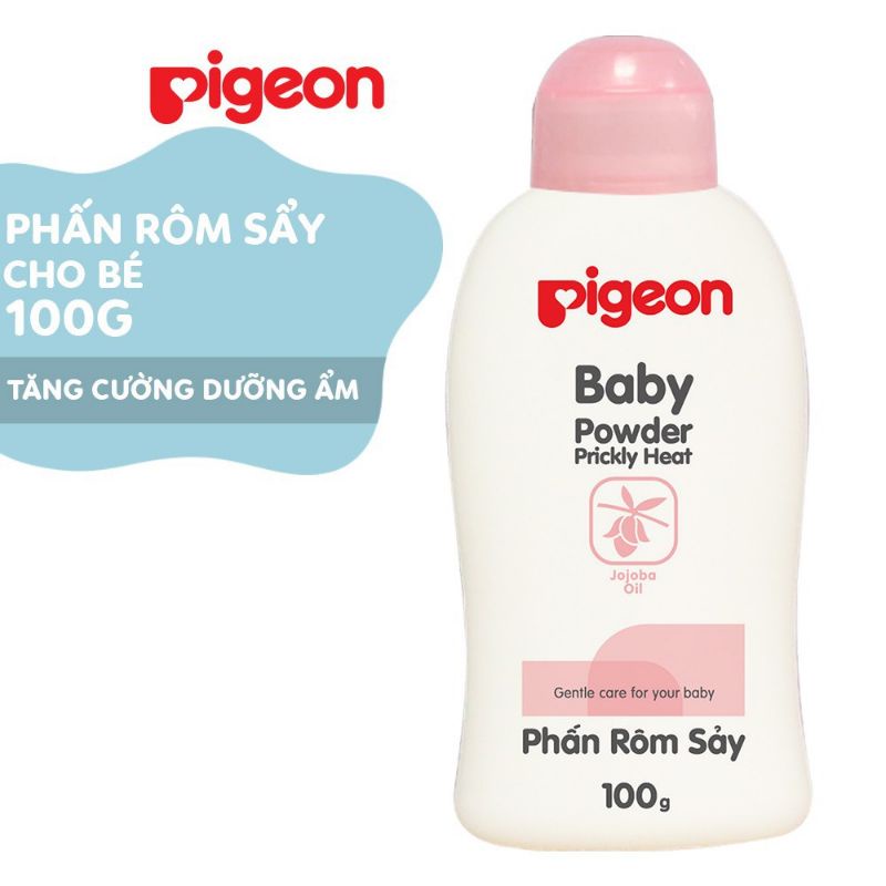 Chính hãng - Phấn rôm sảy Pigeon nắp màu 100gr/200gr