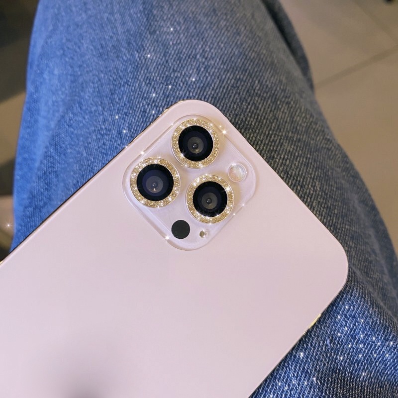 Miếng dán viền bảo vệ camera sau điện thoại thích hợp cho iPhone 13 11 12 Pro Max 13 Mini