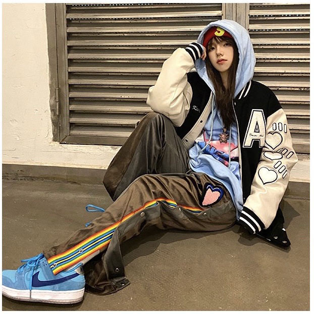 Áo Khoác Bomber Xịn Phối Tay Chữ A Hót 2022 Dày 2 Lớp Kiểu Dáng Unisex Nam Nữ X.Store Chất Liệu Kaki Nỉ Mềm Mại 428