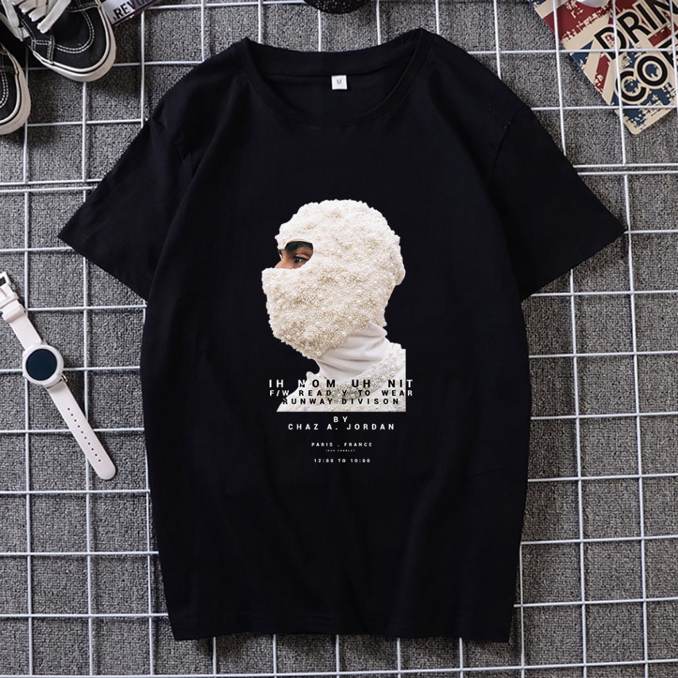 [Xả Kho] Áo thun unisex ngắn tay không cổ in decal cao cấp hình MẶT NGƯỜI NAM | BigBuy360 - bigbuy360.vn