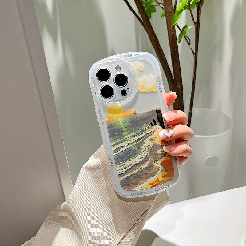 Xiaomi Redmi 10C 10 10A 9T 9A 9C 9 Note 11 11s 10s 10 9 8 Pro Mi 12 11T Pro Poco F3 X3 NFC X3 Pro Phone Case Sunrise And Sunset Soft Clear Silicone Cover Protective Back Cover