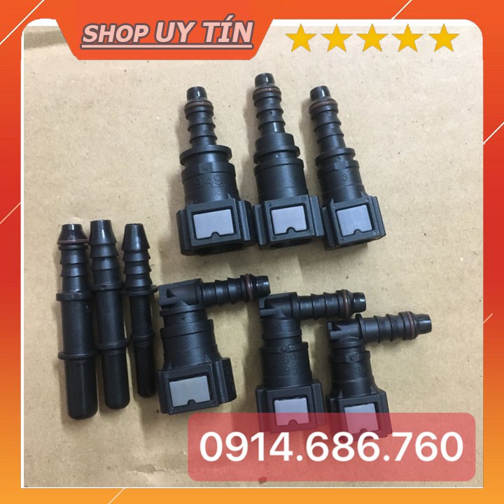 Bộ phụ kiện nối ống nhiên liệu 9 chi tiết cho các dòng xe có nối nhựa