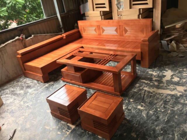 Bộ bàn ghế gỗ sồi giá rẻ