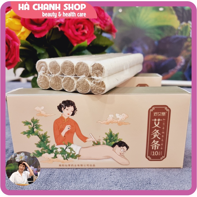 Điếu Ngải Cứu Hơ Ngải Dài 20cm Từ Lá Ngải Cứu Lâu Năm Gói 10 Điếu Chăm Sóc Sức Khỏe Công Cụ Làm Đẹp Spa Thẩm Mỹ Viện