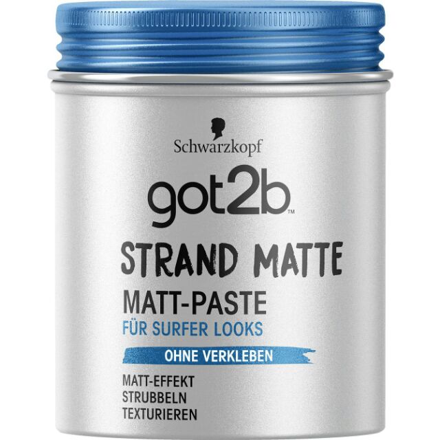 Sáp vuốt tóc Got2b Strand Matte - Hãng Schwarskopt