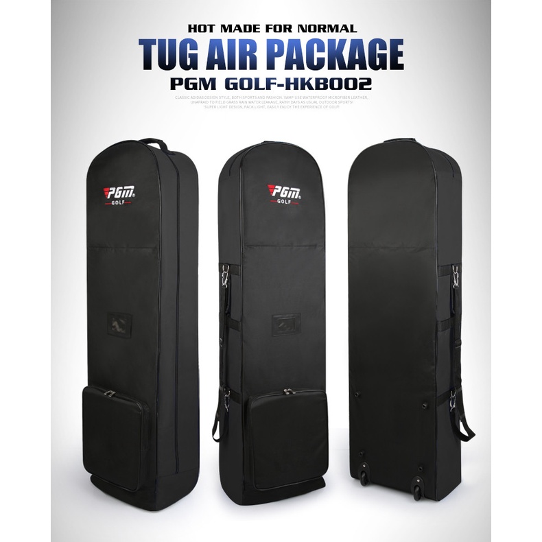 [Chính Hãng TÚI HÀNG KHÔNG GOLF CHỐNG TRẦY, CHỐNG THẤM, BÁNH XE KÉO - PGM GOLF AIR PACKAGE - HKB002