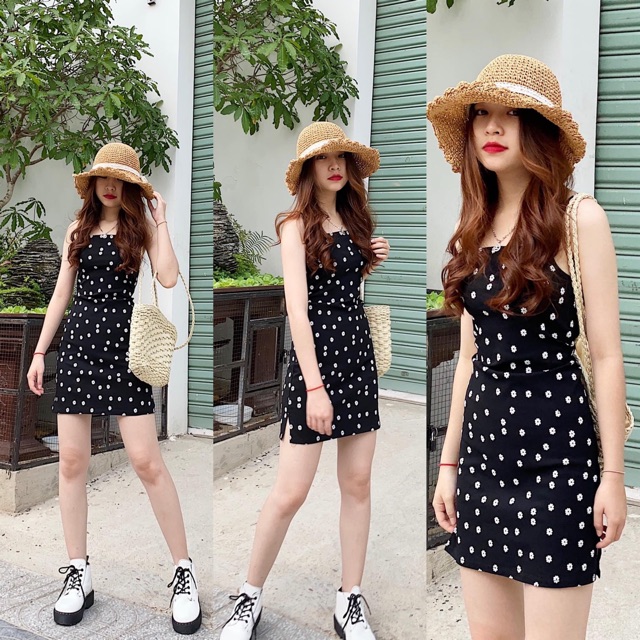 ĐẦM HAI DÂY HOA CÚC