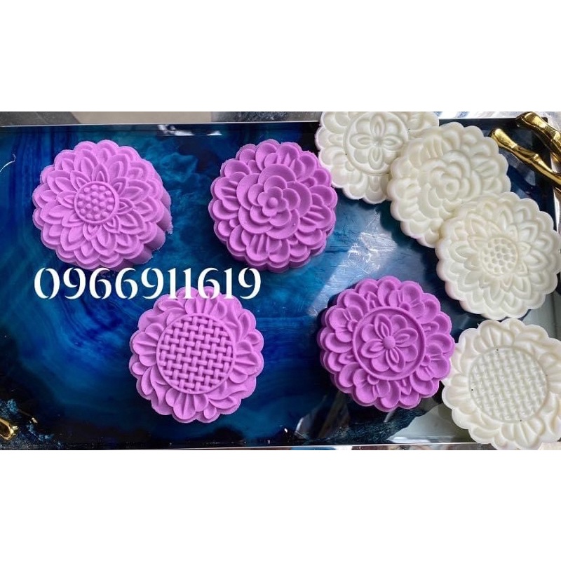 khuôn trung thu lò xo 4 mặt cổ truyền