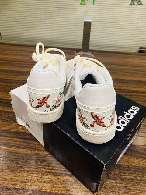 Giày adidas hoop 2.0 màu trắng authentic