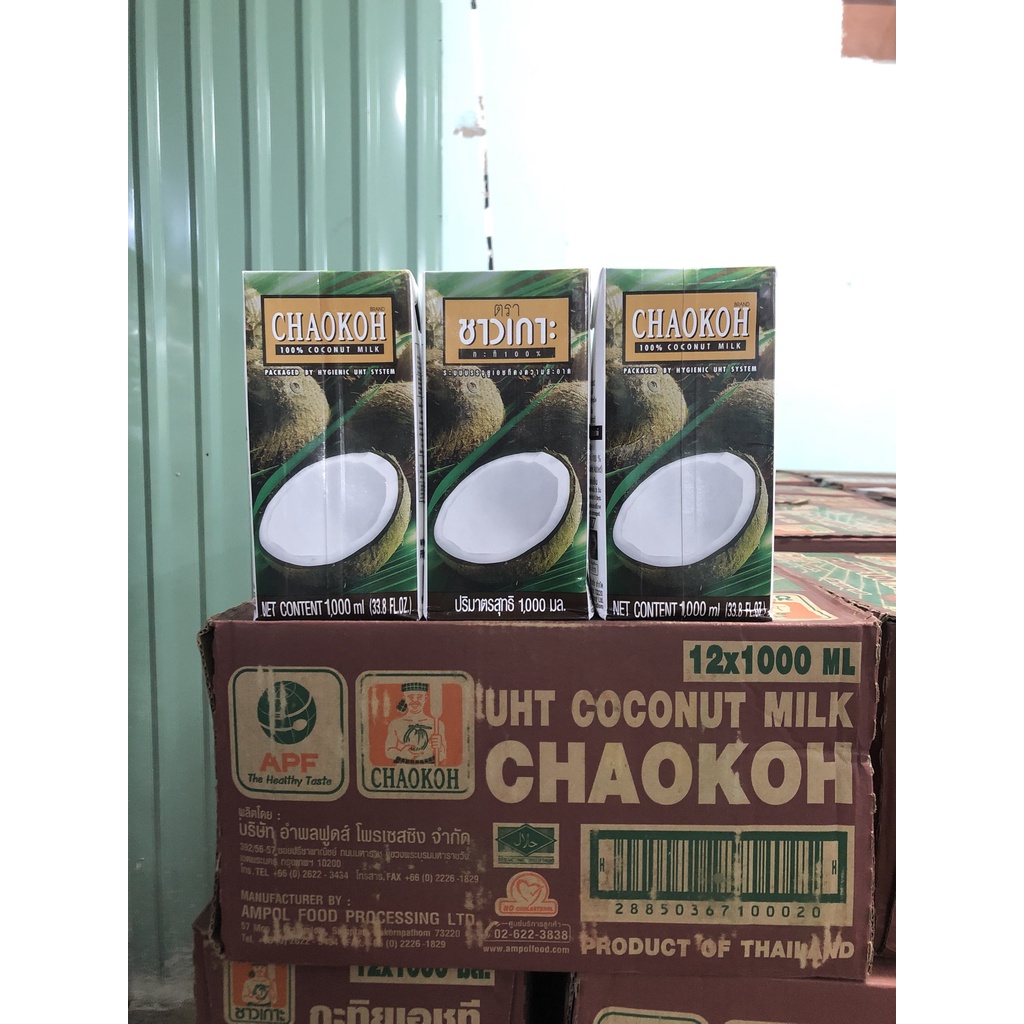 Nước Cốt Dừa Thái Lan CHAOKOH 1L - Nhập Khẩu Thái Lan