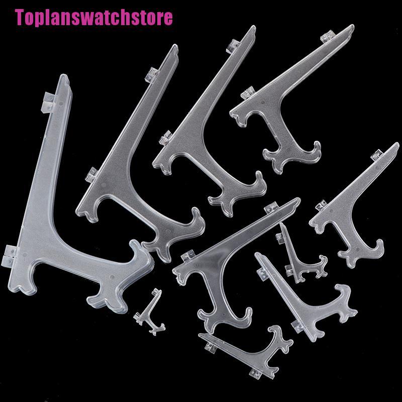 Giá Đỡ Trưng Bày Đĩa Trang Trí Bằng Nhựa Trong Suốt