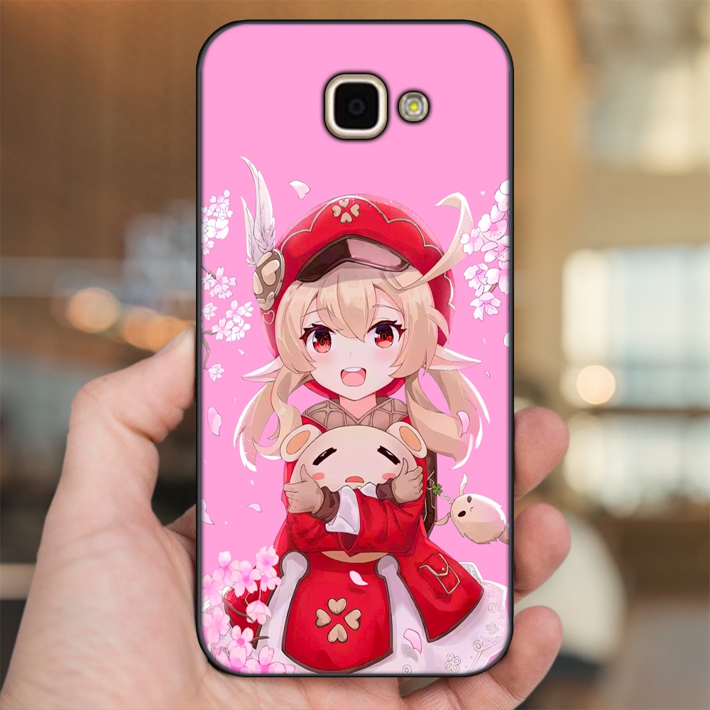Ốp lưng Samsung A9 Pro viền đen in hình Klee Genshin Impact