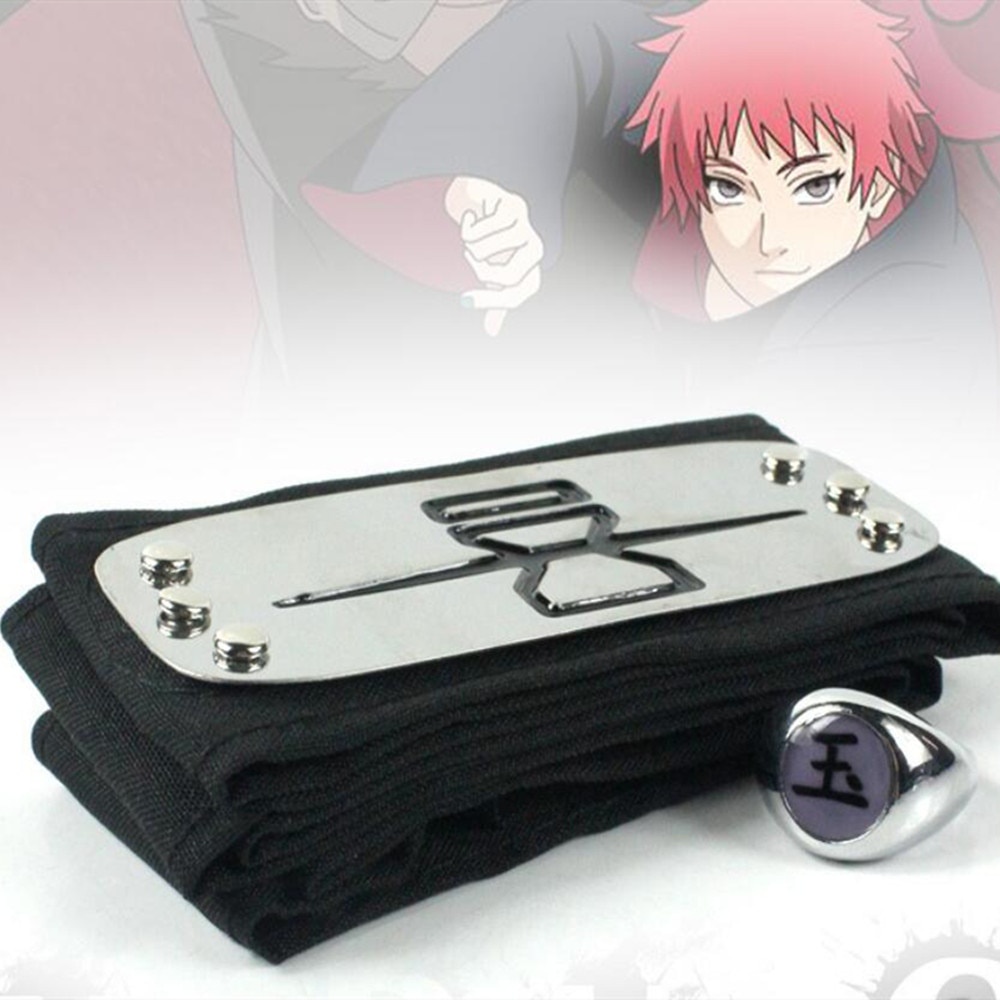 Set 2 Phụ Kiện Băng Đô Hóa Trang Nhân Vật Anime Naruto Kakashi