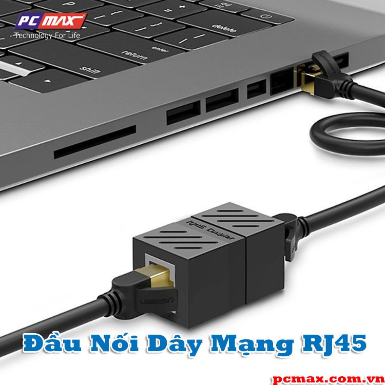 Đầu nối mạng LAN RJ45 cao cấp màu đen Ugreen 20390 20311 - Hàng chính hãng