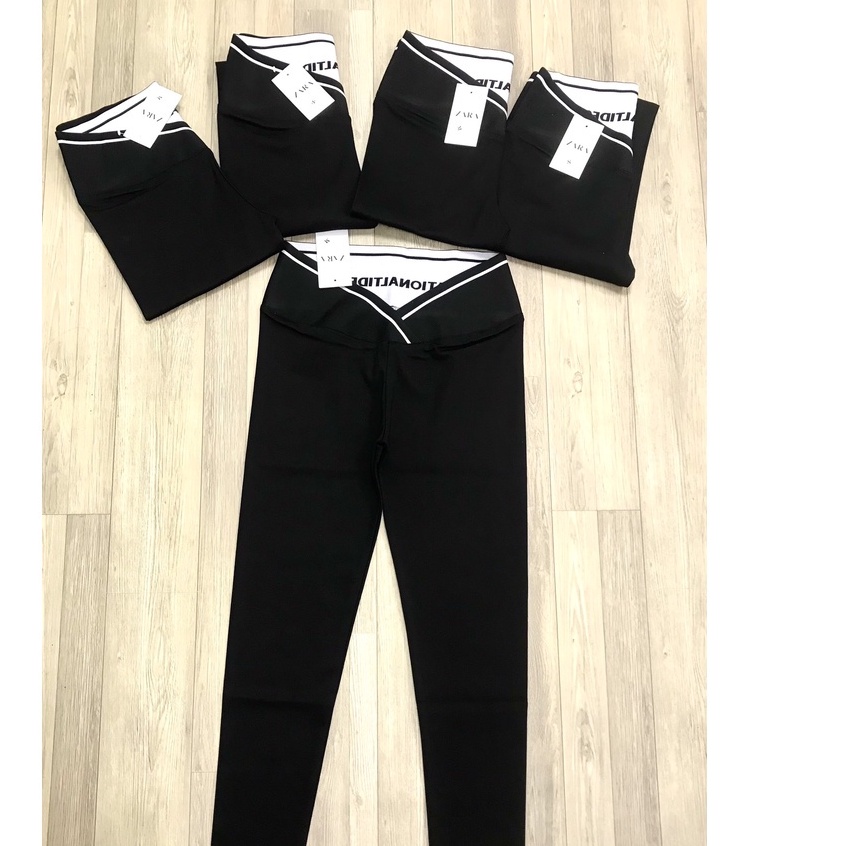 Quần legging nữ dài cạp chéo cao nâng mông giữ nhiệt Umi Hàn nữ co giãn 4 chiều