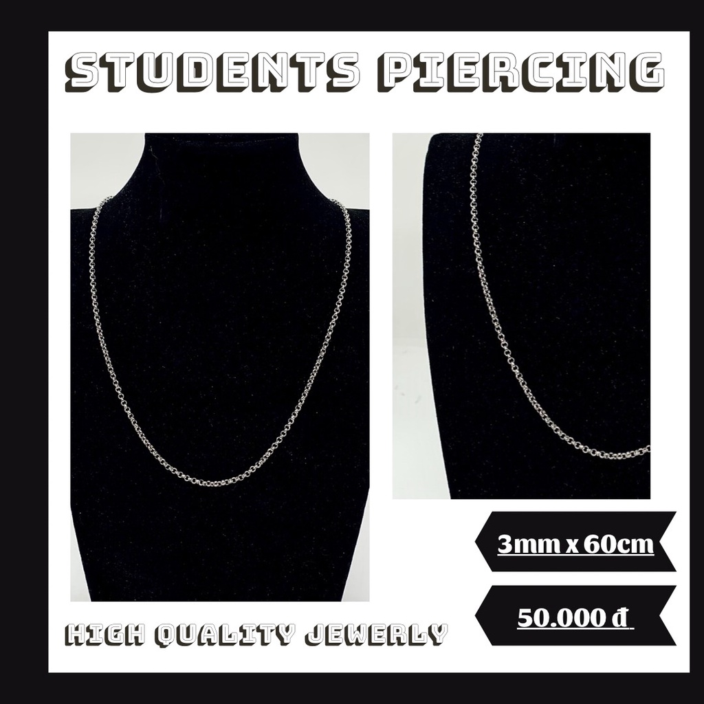 [Rẻ Vô Địch] Vòng Cổ Chain Xích Nhỏ - Thép Không Gỉ