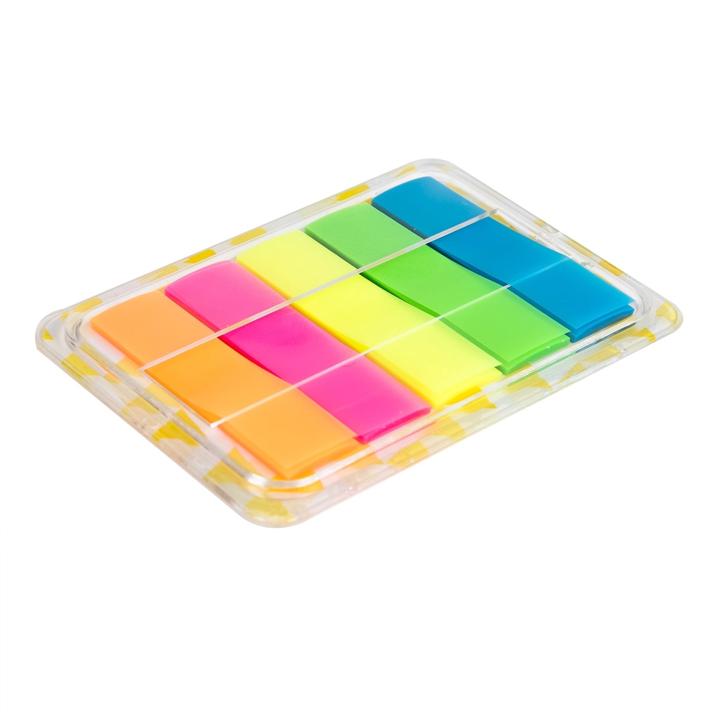 Giấy ghi chú 5 màu sắc bằng nhựa PP tiện dụng