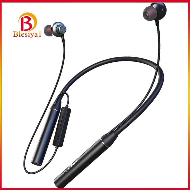 [BLESIYA1] Foldable Wireless Neckband for Workout Running Driving Outside TF Card