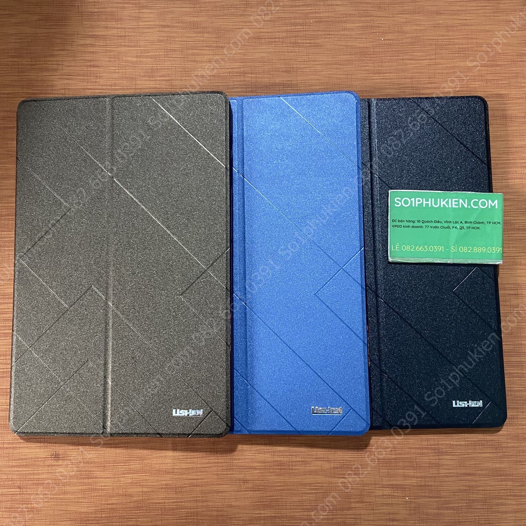 Bao da Samsung Tab S7 FE  hiệu Lishen có chống gập xem phim