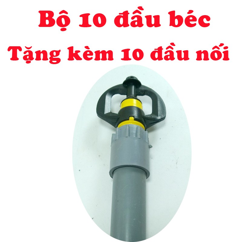 Bộ 10 béc tưới cây, tưới rau, tưới phong lan