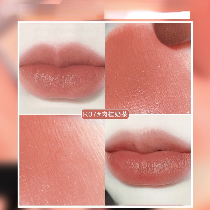 Son Môi Màu Nhung Lì Chống Thấm Nước Vỏ Màu Hồng