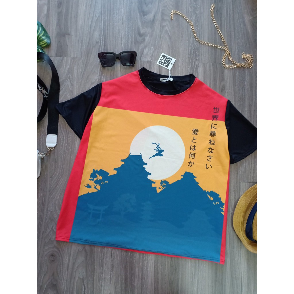 áo thun bigsize unisex[hiệp khách] nhật mẫu 2