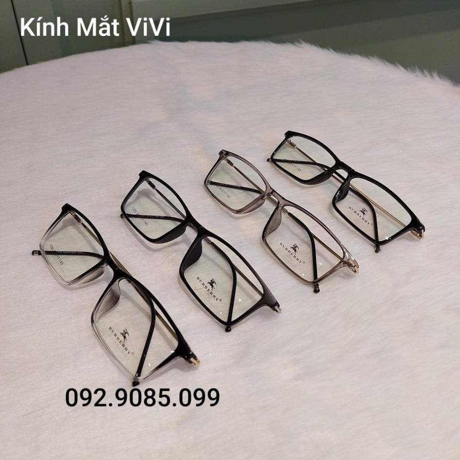 Gọng kính cận dáng vuông nhỏ - thanh mảnh+ kính thời trang 0 độ