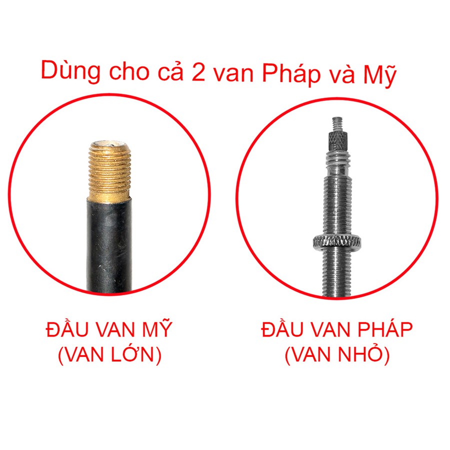 Bơm xe đạp, bơm xe máy 180psi/12kg GIYO 2430 thân nhôm xi hàng Đài Loan