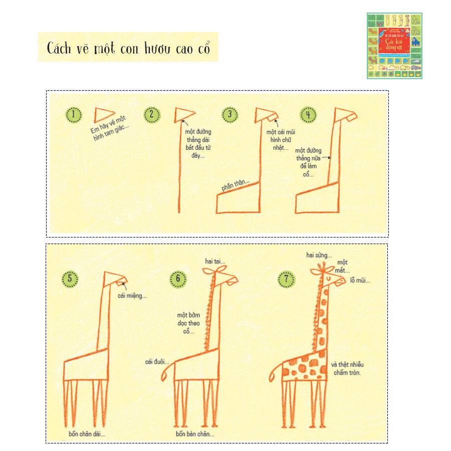 SÁCH - Vẽ cơ bản từ A-Z - Các loài động vật