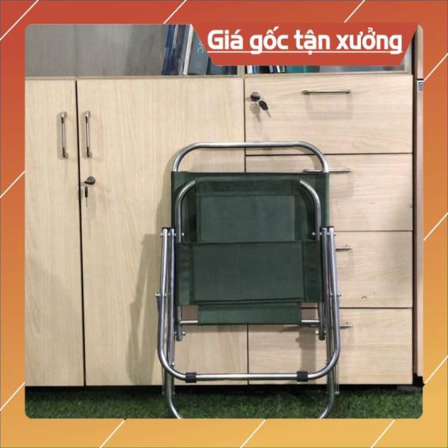 [Giá xưởng] Ghế xếp cafe, trà chanh khung INOX vải bố