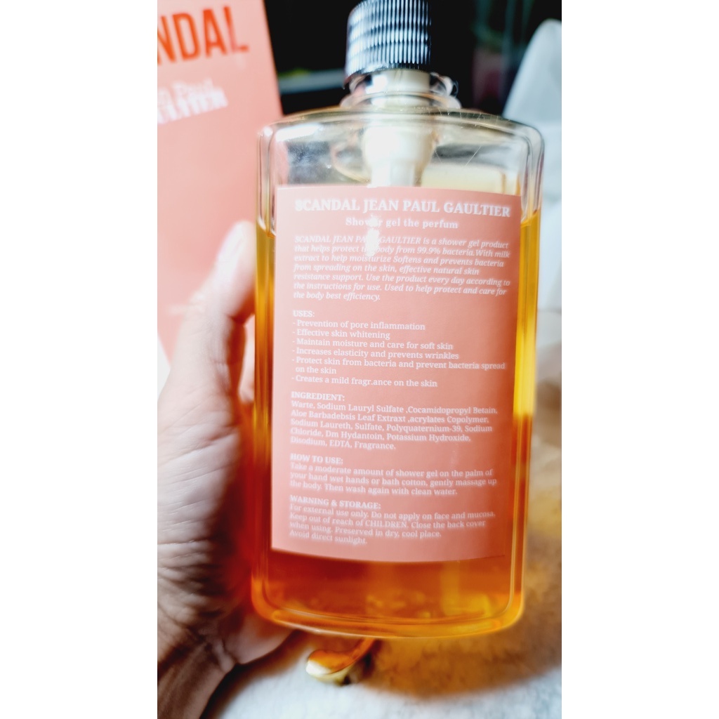 Sữa tắm nước hoa dưỡng da Jean Paul Gaultier Scandal Shower Gel 450ML | BigBuy360 - bigbuy360.vn
